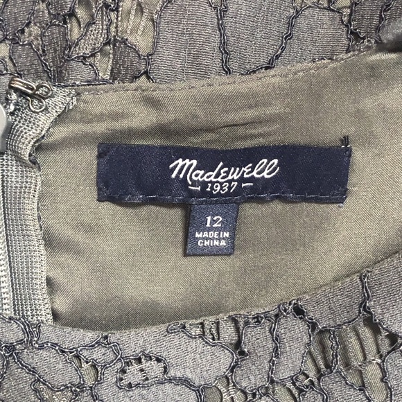 Madewell gray lace dress size 12 - Picture 5 of 7